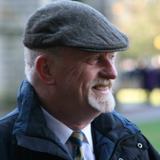 Steve during Remembrance day parade